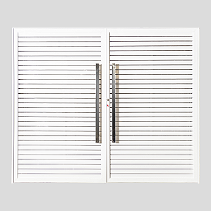 Portão de Garagem Ripado