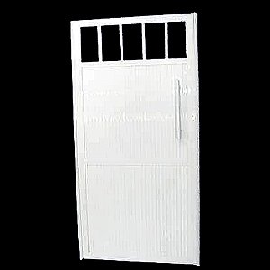 Portão Standard Branco 180x90 Abertura Esquerda Sem Puxador