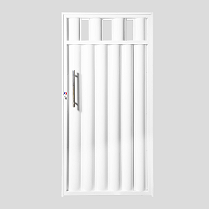 OFERTA: Portão Búzios de Alumínio Branco  - Linha 28