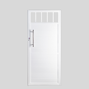 OFERTA: Portão Lambri de Alumínio Branco