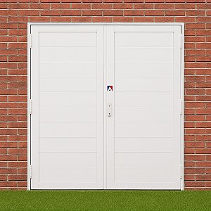 Porta Lambri 2 folhas, Branca - Linha Suprema