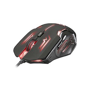 Mouse Trust Gamer GXT108 Rava Multi-Color 2000DPI 6 botões