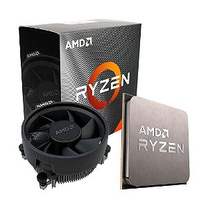 Processador AMD Ryzen 5 4500 AM4 6 Cores 12 Threads 3.6GHz Max Boost 4.1GHz S/Video