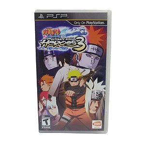 Usado - Naruto Shippuden Ultimate Ninja Heroes 3 - PSP Mídia Física