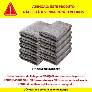 DOAÇÃO de 20 Cobertores para "ENTREGAS DO GAS" - Parceria GAS e B3