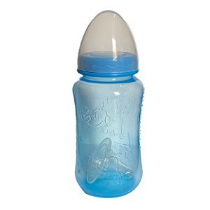 Mamadeira Nina Super 330ml Anatômica - Azul