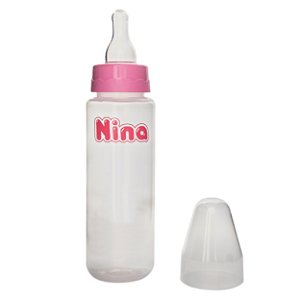 Mamadeira Nina Pop 240ml Convencional - Azul