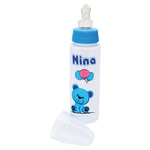 Mamadeira Nina 240ml - Azul