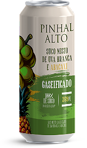 SUCO MISTO GASEIFICADO UVA BRANCA E ABACAXI/269 ML (12 un)