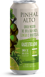 SUCO MISTO GASEIFICADO UVA BRANCA, LIMÃO E HORTELÃ/269 ML (12 un)