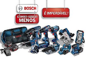 Super combo Bosch 10 ferramentas (14 intens) imperdível bateria 18v