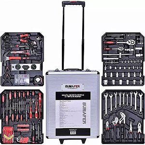 Jogo de Ferramentas Com 186 Peças Bumafer