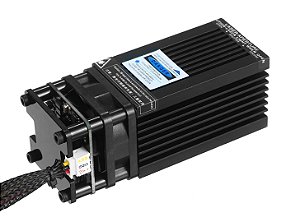Módulo laser 450nm azul para impressora 3d, cnc, router 10W, 20W e 30W (gravura, corte e marcação de madeiras e metais)