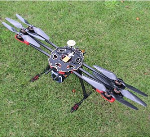 Drone hexacopter diy 680pro px4 desmontado