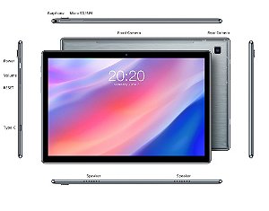 Tablet Teclast P20hd 64gb 4ram Tela 10.1 Android 10+case