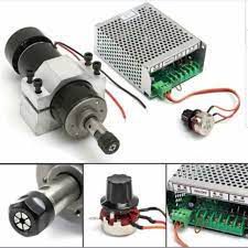 Kit Spindle 500w Com Fonte, Suporte E 5 Coletes Er11 - PRONTA ENTREGA