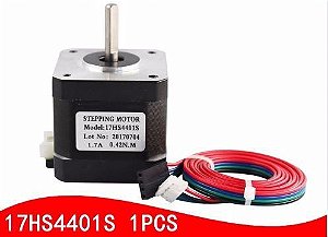 Motor De Passo Nema 17 4 Kgf.cm 17hs4401 Novo