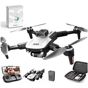 Drone S2S Profissional com Câmera 8K Dual, Motor Brushless e Sistema de Evitar Obstáculos