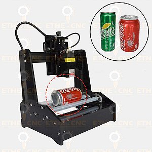 Máquina de Gravura a Laser Pode Gravar Pequeno e cortar Cilíndrico Automática
