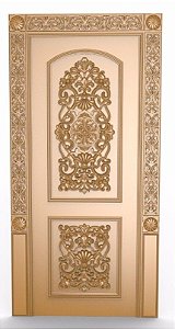 Arquivos STL para modelos 3d cnc gravura, router conjuntos decorativo porta (1peça)