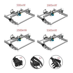 Gravadora Laser Grava, Corta, Router 2 Eixo Área 300x400mm (com Laser 15000mw)