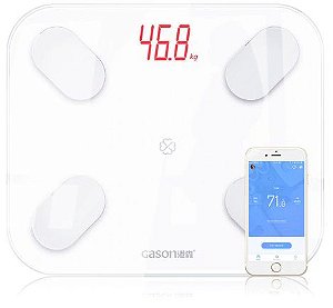GASON S4 balança inteligente científica LED Digital com Bluetooth e APP Android ou IOS