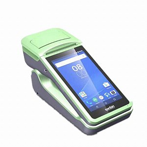 Terminal pda bluetooth & wifi sistema android, impressora térmica, scanner e código de barras