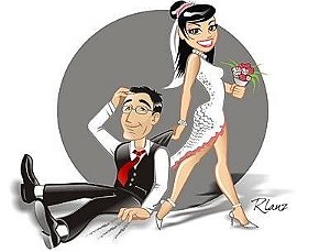 Caricatura de Casamento