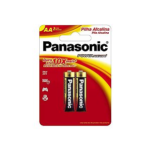 Pilha Palito Panasonic Alcalina AA C/2