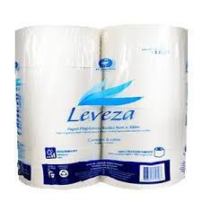 Papel Higiênico Leveza Extra Luxo 100% Cel. 8x8x300m