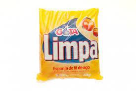 Esponja de Aço Gota Limpa 44g c/ 8