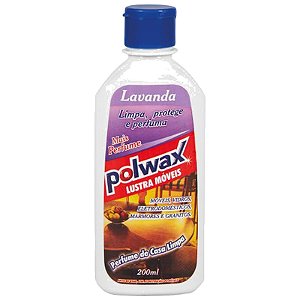 Lustra Móveis Polwax Lavanda 200ml