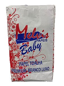 Papel Toalha Interfolhado Baby Melvis 21x20 c/1000
