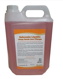 Sabonete Líquido Limpy Hands Care Pitanga Perolado - 5L