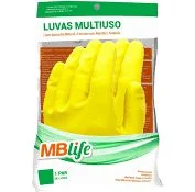 Luva Multiuso Amarela MB Life P