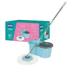 Balde Mop Giratório Mor Limpeza Pratica 13L
