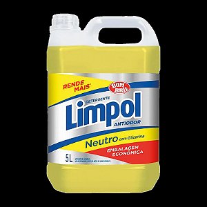 Detergente Lava-Louças Líquido Limpol Neutro 5L