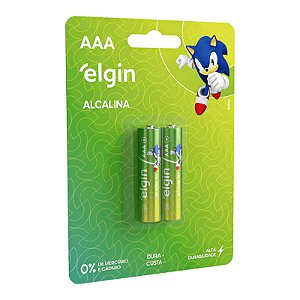 Pilha Alcalina Elgin AAA c/2