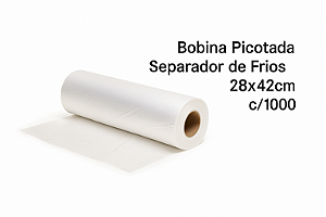Bobina Picotada Separador de Frios 28x42cm C/1000