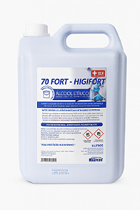 Álcool Líquido 70º Higifort 5L