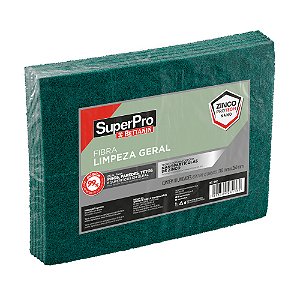 Fibra Verde Limpeza Geral 102x260mm Superpro