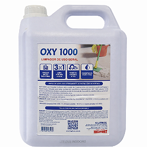 Limpador Desinfetante Sem Perfume Oxy 1000 5L