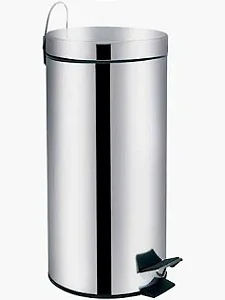Lixeira c/ Pedal Inox Agata 30L