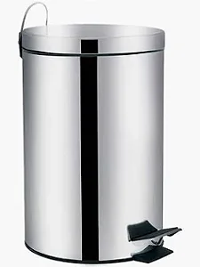 Lixeira c/ Pedal Inox Agata 30L