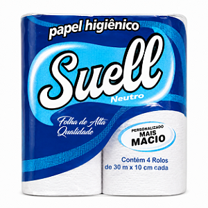 Papel Higiênico Branco Suell 4x30m
