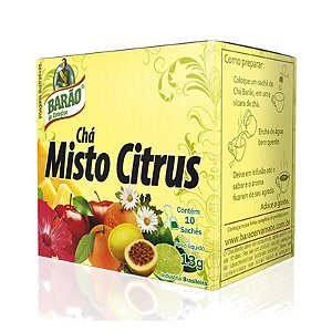 Chá Barão Misto Citrus 13g 5x10g