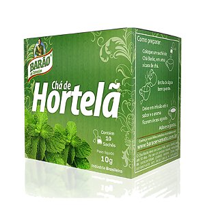 Chá Barão Hortelã 10g (5x10 sachês)