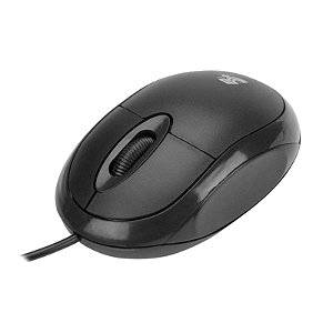 Mouse Óptico USB Office Preto