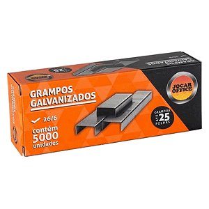Grampo 26/6 galvanizado c/ 5000 unidades