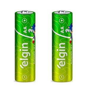 Pilha Alcalina Elgin AA c/2